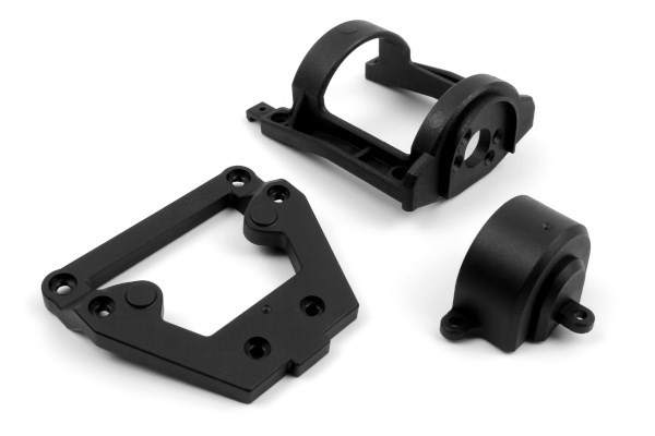 BLACKZON Motor Mount/Front Steering Plate Set i gruppen LEGETØJ, BØRN & BABY / Radiostyrede / Reservedele & Ekstra Tilbehør / Blackzon hos TP E-commerce Nordic AB (C30787)