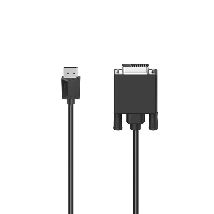 Hama DisplayPort til DVI-kabel Ultra-HD 4K Sort 1,5m i gruppen COMPUTERTILBEHØR / Kabler og adaptere / DisplayPort / Kabler hos TP E-commerce Nordic AB (C31217)