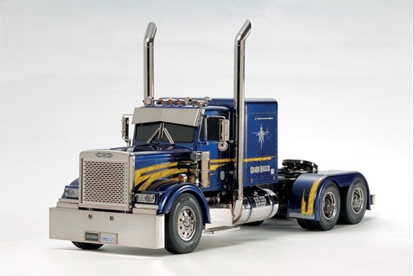 TAMIYA 1:14 R/C Full Option - Grand Hauler Metal Blue i gruppen LEGETØJ, BØRN & BABY / Radiostyrede / Radiostyrede biler hos TP E-commerce Nordic AB (C31516)