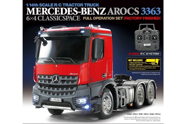 TAMIYA 1:14 R/C Full Option - Mercedes-Benz Arocs 3363 6x i gruppen LEGETØJ, BØRN & BABY / Radiostyrede / Radiostyrede biler hos TP E-commerce Nordic AB (C31554)