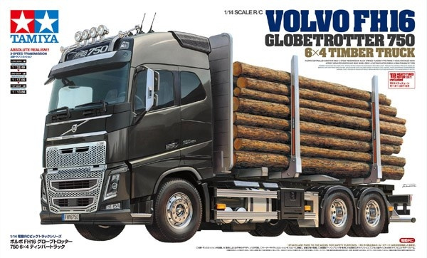 TAMIYA 1:14 R/C Volvo FH16 Globetrotter 750 6x4 Timber Tr i gruppen LEGETØJ, BØRN & BABY / Radiostyrede / Radiostyrede biler hos TP E-commerce Nordic AB (C31568)