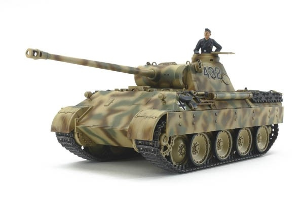 TAMIYA 1:48 German Tank Panther Ausf.D i gruppen SPORT, FRITID & HOBBY / Hobby / Plastik modeller / Militære køretøjer (land) hos TP E-commerce Nordic AB (C31575)