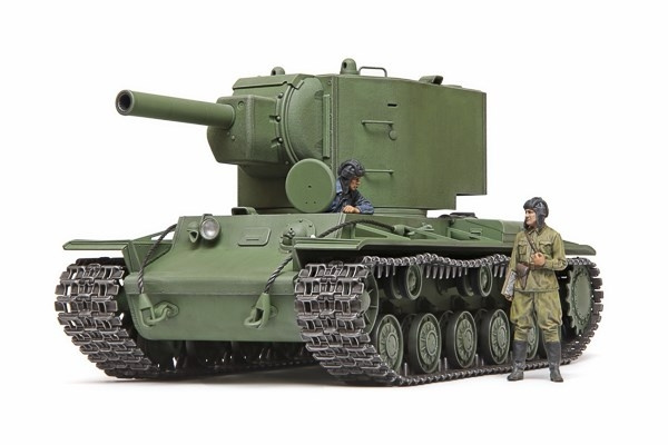 TAMIYA 1/35 Russian Heavy Tank KV-2 i gruppen SPORT, FRITID & HOBBY / Hobby / Plastik modeller / Militære køretøjer (land) hos TP E-commerce Nordic AB (C31676)