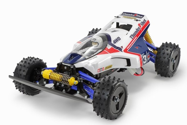 TAMIYA 1/10 R/C Thunder Shot (2022) i gruppen LEGETØJ, BØRN & BABY / Radiostyrede / Radiostyrede biler hos TP E-commerce Nordic AB (C31685)