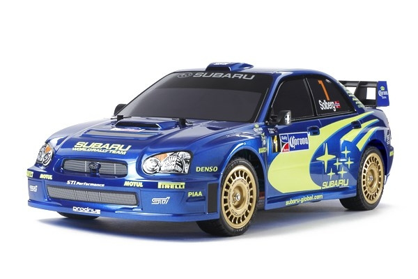 TAMIYA 1/10 R/C Subaru Impreza Mexico 2004 (TT-01 Type-E) i gruppen LEGETØJ, BØRN & BABY / Radiostyrede / Radiostyrede biler hos TP E-commerce Nordic AB (C31697)