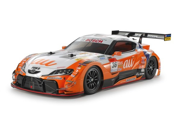 TAMIYA 1/10 R/C au TOM\'S GR Supra (TT-02) i gruppen LEGETØJ, BØRN & BABY / Radiostyrede / Radiostyrede biler hos TP E-commerce Nordic AB (C31698)