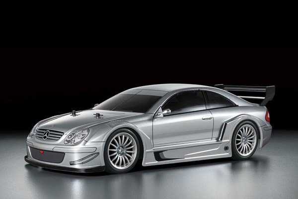 TAMIYA 1/10 R/C 2002 Mercedes-Benz CLK AMG (TT-02) i gruppen LEGETØJ, BØRN & BABY / Radiostyrede / Radiostyrede biler hos TP E-commerce Nordic AB (C31739)