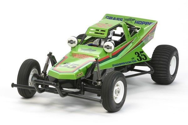 TAMIYA 1/10 R/C The Grasshopper Candy Green Edition i gruppen LEGETØJ, BØRN & BABY / Radiostyrede / Radiostyrede biler hos TP E-commerce Nordic AB (C31742)