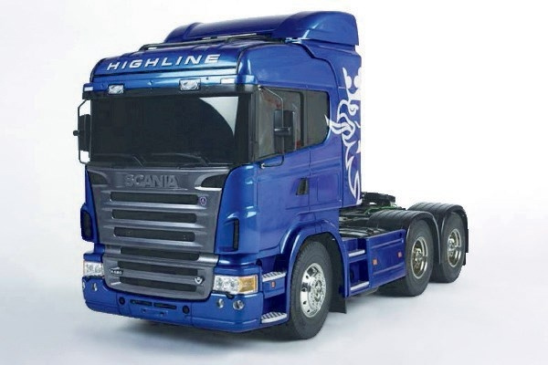 TAMIYA 1/14 Scania R620 (Pre-Painted Blue) i gruppen LEGETØJ, BØRN & BABY / Radiostyrede / Radiostyrede biler hos TP E-commerce Nordic AB (C31786)