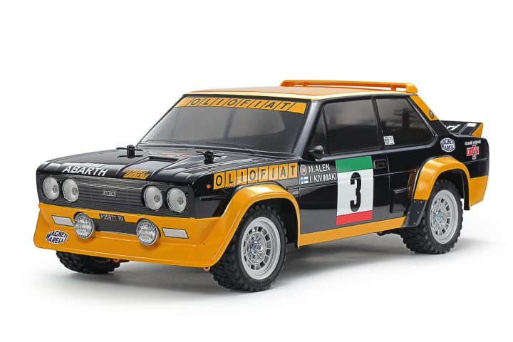 TAMIYA 1/10 R/C Fiat 131 Abarth Rally Olio Fiat (MF-01X) i gruppen LEGETØJ, BØRN & BABY / Radiostyrede / Radiostyrede biler hos TP E-commerce Nordic AB (C31810)