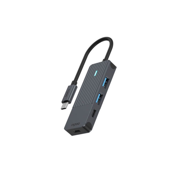 Rapoo UCH-4003 USB-C til USB-A & USB-C Hub i gruppen COMPUTERTILBEHØR / Computer Tilbehør / USB-hubs hos TP E-commerce Nordic AB (C32280)