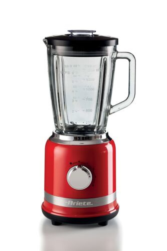 Ariete Moderna Blender 1000 Watts, Red i gruppen HJEM, HUS & HAVE / Husholdningsapparater / Foodprocessor og køkkenassistenter / Mixer & Blender hos TP E-commerce Nordic AB (C32427)