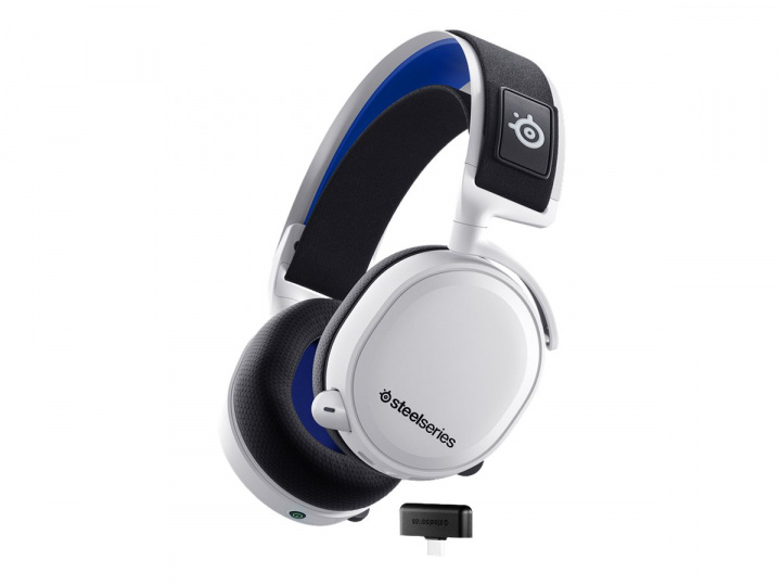 SteelSeries Arctis 7P Trådløs Headset Hvid i gruppen COMPUTERTILBEHØR / GAMING / Headset hos TP E-commerce Nordic AB (C32507)