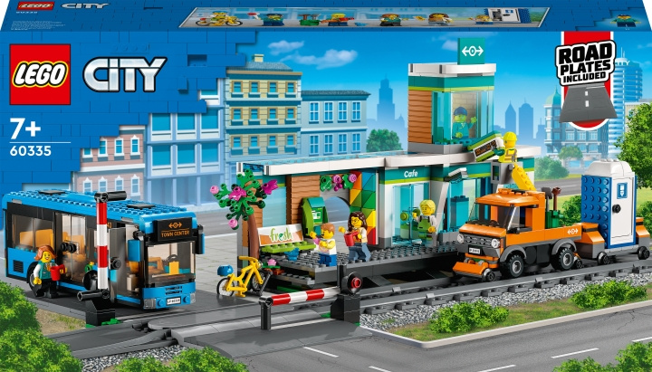 LEGO City Trains 60335 - Train Station i gruppen LEGETØJ, BØRN & BABY / Legetøj / Bygge legesager / Lego hos TP E-commerce Nordic AB (C32747)