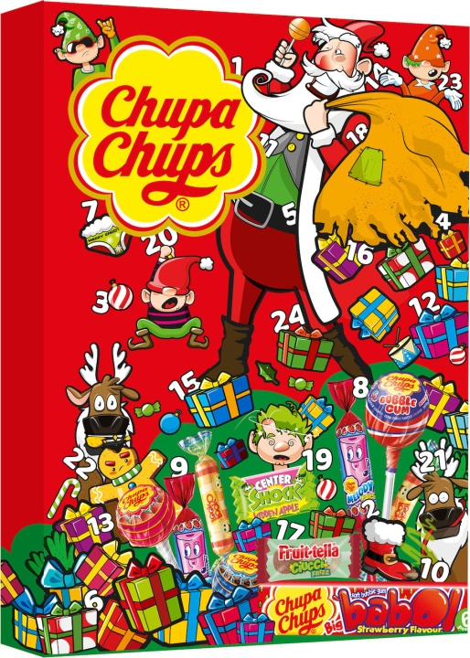 Chupa Chups julekalender, 210,6 g i gruppen LEGETØJ, BØRN & BABY / Legetøj / Advent kalendere hos TP E-commerce Nordic AB (C32975)