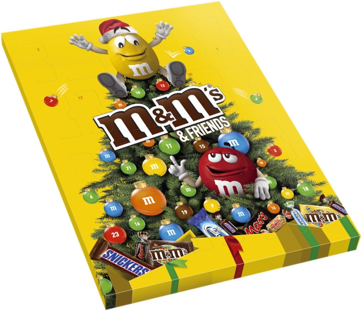 M&M\'S & Venner - Julekalender, 361 g i gruppen LEGETØJ, BØRN & BABY / Legetøj / Advent kalendere hos TP E-commerce Nordic AB (C32979)