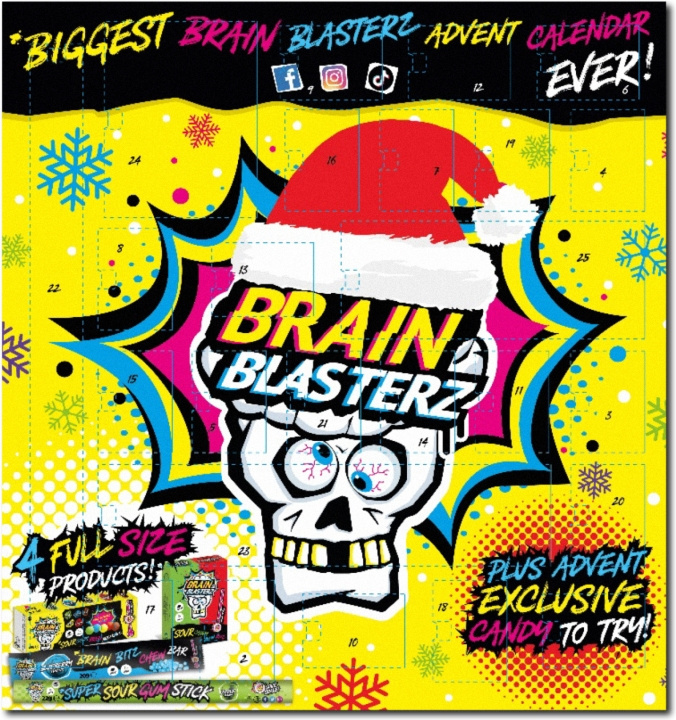 Brain Blasterz - Adventskalender, 327 g i gruppen LEGETØJ, BØRN & BABY / Legetøj / Advent kalendere hos TP E-commerce Nordic AB (C32989)