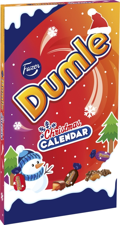 Fazer Dumle - Julekalender, 210 g i gruppen LEGETØJ, BØRN & BABY / Legetøj / Advent kalendere hos TP E-commerce Nordic AB (C32995)