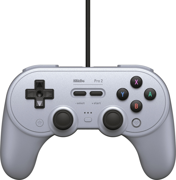 8BitDo Pro 2 Wired Gray Edition Game Controller Switch / PC i gruppen HJEMMEELEKTRONIK / Spilkonsoller og tilbehør / Nintendo Switch / Tilbehør hos TP E-commerce Nordic AB (C33340)