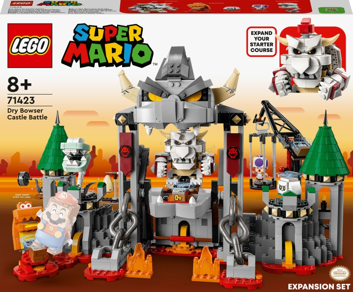 LEGO Super Mario 71423 - Dry Bowser Castle Battle Expansion Set i gruppen LEGETØJ, BØRN & BABY / Legetøj / Bygge legesager / Lego hos TP E-commerce Nordic AB (C33495)