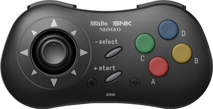 8BitDo NEOGEO Wireless Pad, black, Windows / Android / NEOGEO mini i gruppen COMPUTERTILBEHØR / GAMING / Gaming tilbehør hos TP E-commerce Nordic AB (C33519)