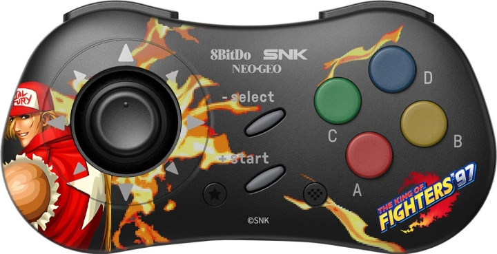 8BitDo NEOGEO Wireless Pad, Terry Bogard Edition, Windows / Android / NEOGEO mini i gruppen COMPUTERTILBEHØR / GAMING / Gaming tilbehør hos TP E-commerce Nordic AB (C33521)