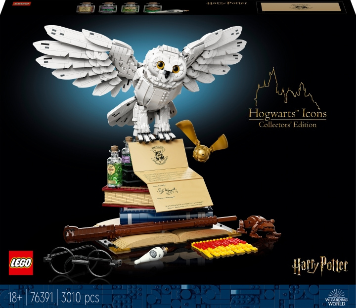 LEGO Harry Potter 76391 - Hogwarts Icons - Collectors\' Edition i gruppen LEGETØJ, BØRN & BABY / Legetøj / Bygge legesager / Lego hos TP E-commerce Nordic AB (C33563)