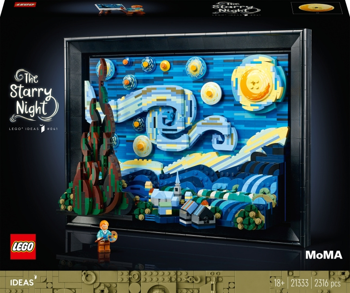 LEGO Ideas 21333 - Vincent van Gogh - The Starry Night i gruppen LEGETØJ, BØRN & BABY / Legetøj / Bygge legesager / Lego hos TP E-commerce Nordic AB (C33582)