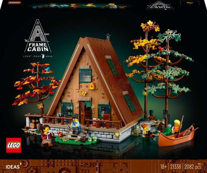 LEGO Ideas 21338 - A-Frame Cabin i gruppen LEGETØJ, BØRN & BABY / Legetøj / Bygge legesager / Lego hos TP E-commerce Nordic AB (C33596)