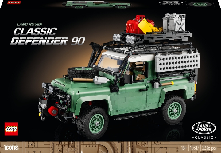 LEGO Icons 10317 - Land Rover Classic Defender 90 i gruppen LEGETØJ, BØRN & BABY / Legetøj / Bygge legesager / Lego hos TP E-commerce Nordic AB (C33601)