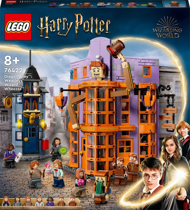 LEGO Harry Potter 76422 - Diagon Alley: Weasleys\' Wizard Wheezes i gruppen LEGETØJ, BØRN & BABY / Legetøj / Bygge legesager / Lego hos TP E-commerce Nordic AB (C33607)