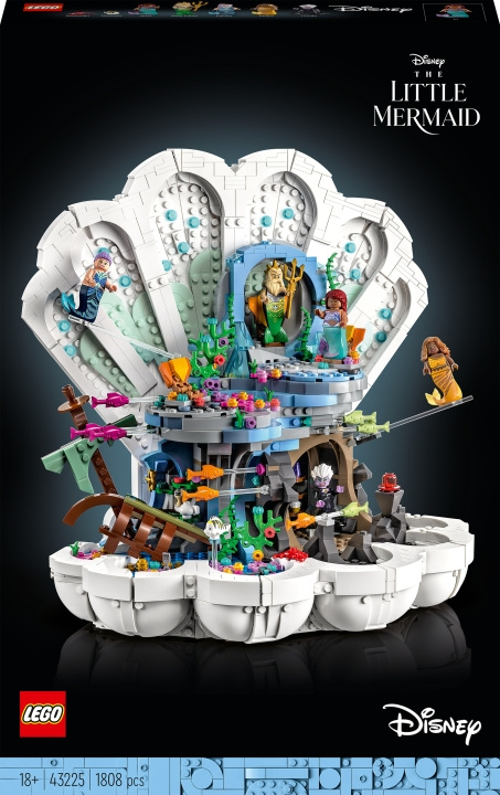 LEGO Disney Princess 43225 - The Little Mermaid Royal Clamshell i gruppen LEGETØJ, BØRN & BABY / Legetøj / Bygge legesager / Lego hos TP E-commerce Nordic AB (C33610)