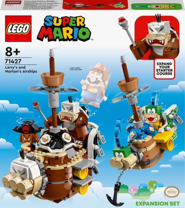 LEGO Super Mario 71427 - Larry\'s and Morton’s Airships Expansion Set i gruppen LEGETØJ, BØRN & BABY / Legetøj / Bygge legesager / Lego hos TP E-commerce Nordic AB (C33614)