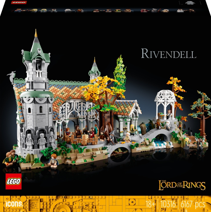 LEGO Lord of the Rings 10316 - THE LORD OF THE RINGS: RIVENDELL i gruppen LEGETØJ, BØRN & BABY / Legetøj / Bygge legesager / Lego hos TP E-commerce Nordic AB (C33617)