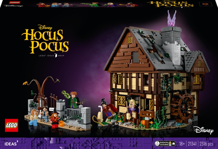 LEGO Ideas 21341 - Disney Hocus Pocus: The Sanderson Sisters\' Cottage i gruppen LEGETØJ, BØRN & BABY / Legetøj / Bygge legesager / Lego hos TP E-commerce Nordic AB (C33619)