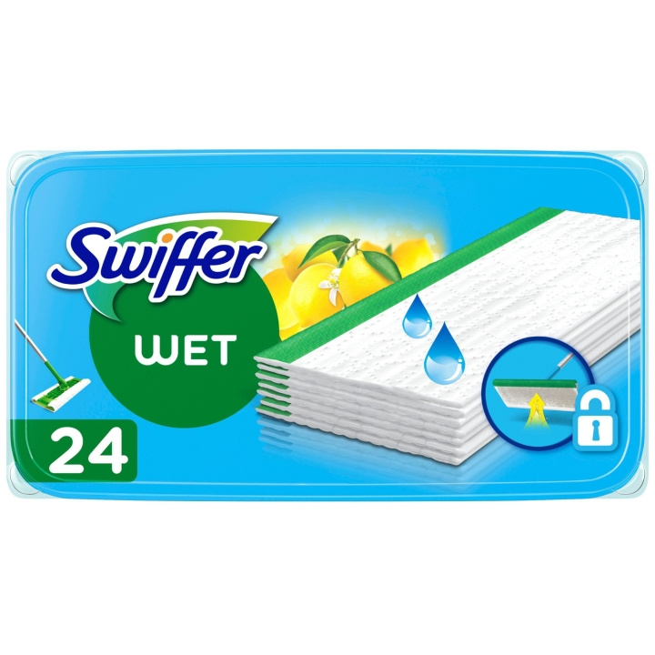 Swiffer Sweeper Fuktiga Refiller För Golv x24 i gruppen HJEM, HUS & HAVE / Rengøringsmidler / Øvrigt rengørings tilbehør hos TP E-commerce Nordic AB (C33875)