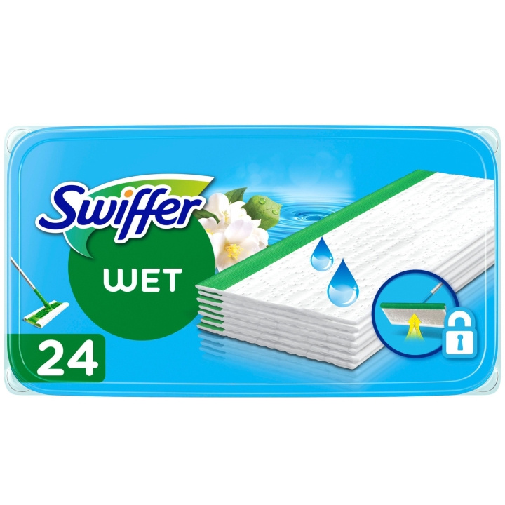 Swiffer Sweeper Fuktiga Golvtrasor 24st i gruppen HJEM, HUS & HAVE / Rengøringsmidler / Øvrigt rengørings tilbehør hos TP E-commerce Nordic AB (C33876)