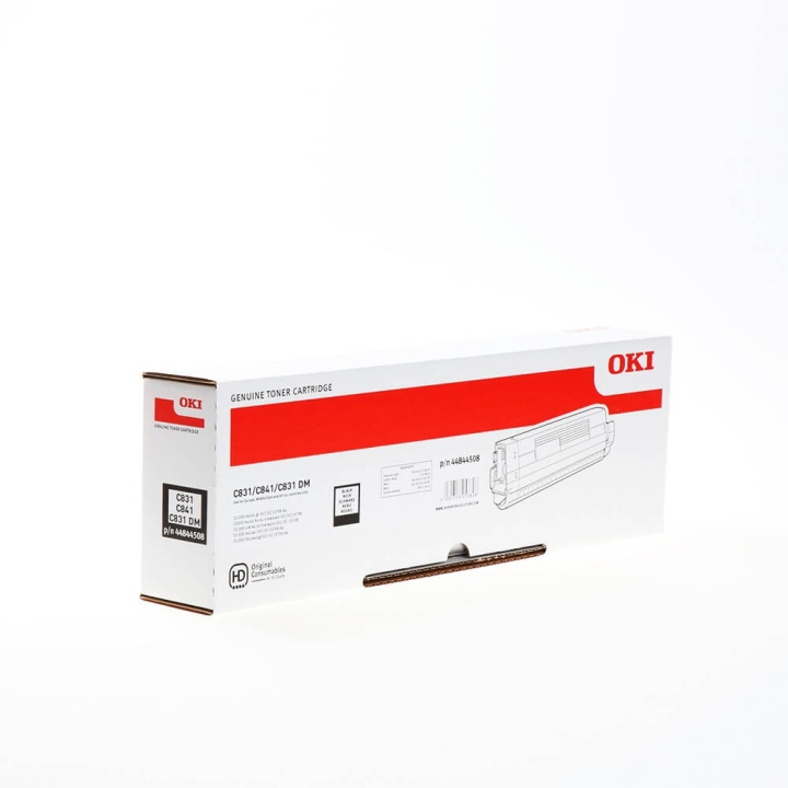 OKI Toner 44844508 Sort i gruppen COMPUTERTILBEHØR / Printere og tilbehør / Blæk og toner / Toner / OKI hos TP E-commerce Nordic AB (C36851)