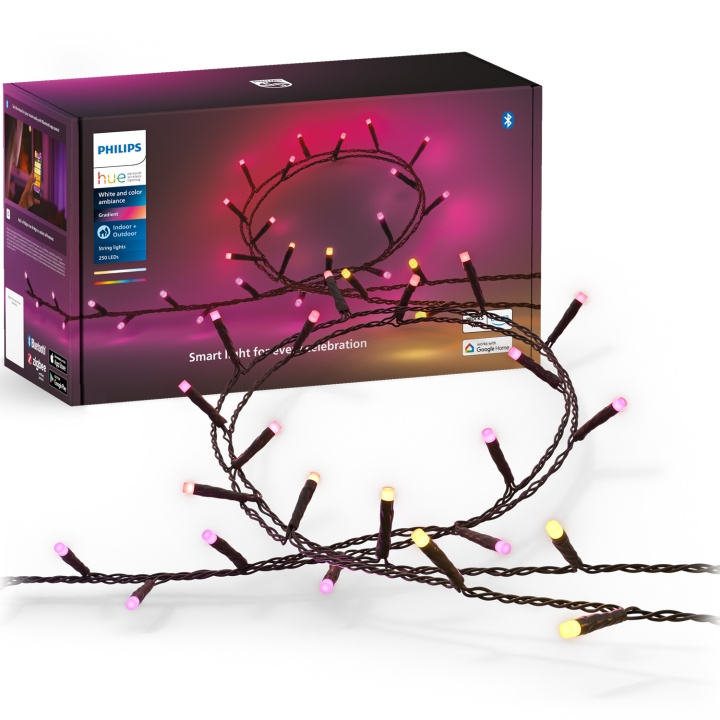 Philips Hue Festavia ljusslinga Inom-/utomhus 250 LED 20m i gruppen HJEM, HUS & HAVE / Smart hjem / Smart belysning hos TP E-commerce Nordic AB (C37668)