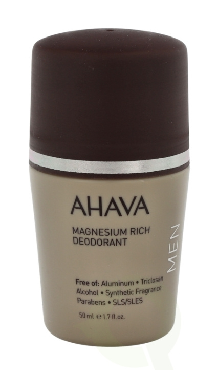 Ahava Men Roll-On Magnesium Rich Deodorant 50 ml i gruppen SKØNHED & HELSE / Duft & Parfume / Deodorant / Deo for ham hos TP E-commerce Nordic AB (C37795)