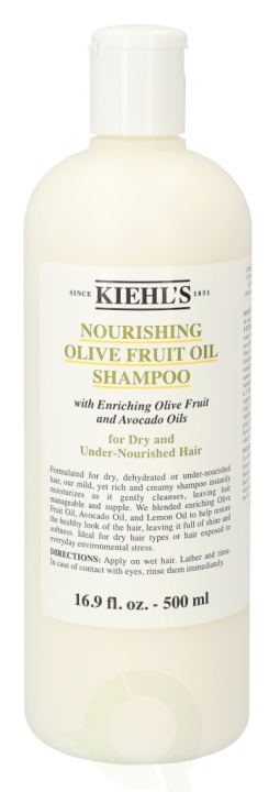 Kiehls Kiehl\'s Olive Fruit Oil Nourishing Shampoo 500 ml i gruppen SKØNHED & HELSE / Hår og styling / Hårpleje / Shampoo hos TP E-commerce Nordic AB (C37854)