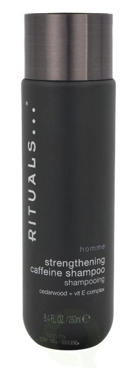 Rituals Homme Strengthening Caffeine Shampoo 250 ml i gruppen SKØNHED & HELSE / Hår og styling / Hårpleje / Shampoo hos TP E-commerce Nordic AB (C38006)