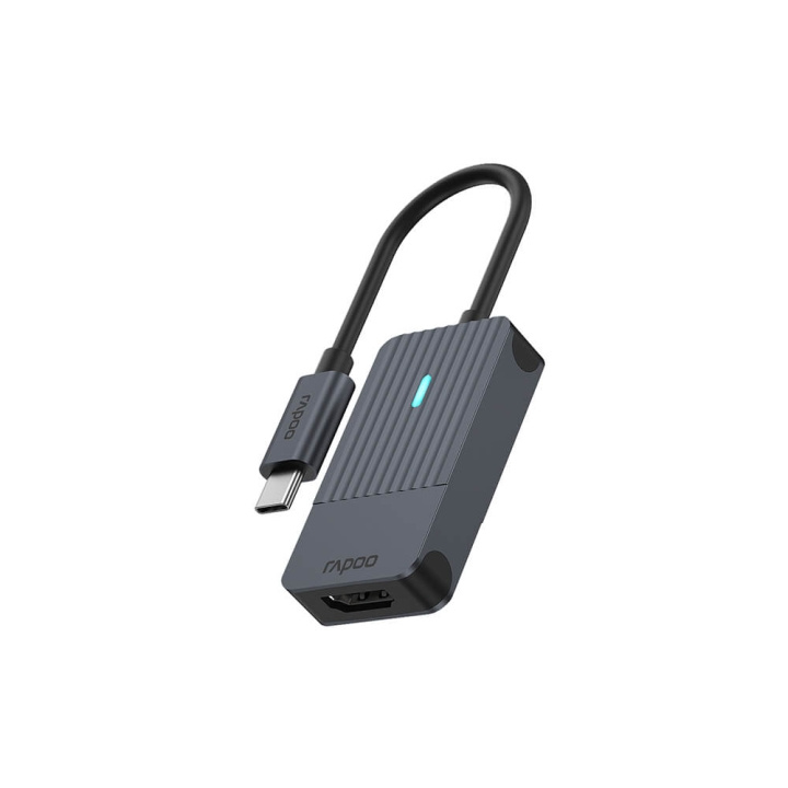 Rapoo Adapter USB-C UCA-1004 USB-C til HDMI i gruppen COMPUTERTILBEHØR / Kabler og adaptere / USB / USB-C hos TP E-commerce Nordic AB (C38378)