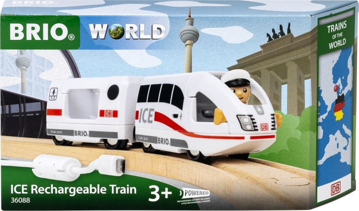 BRIO 36088 - Trains of the World ICE laddningsbart tåg i gruppen LEGETØJ, BØRN & BABY / Legetøj / Bygge legesager / Brio togbaner hos TP E-commerce Nordic AB (C40463)