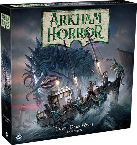 Enigma Arkham Horror Under Dark Waves -lisäosa i gruppen LEGETØJ, BØRN & BABY / Legetøj / Brætspil / Familiespil hos TP E-commerce Nordic AB (C41031)