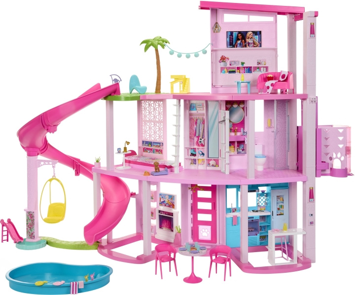 Barbie Dreamhouse - nukkekoti i gruppen LEGETØJ, BØRN & BABY / Legetøj / Docks og tilbehør hos TP E-commerce Nordic AB (C41123)