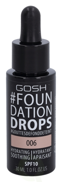 Gosh Foundation Drops SPF10 30 ml Tawney i gruppen SKØNHED & HELSE / Makeup / Makeup ansigt / Foundation hos TP E-commerce Nordic AB (C41484)