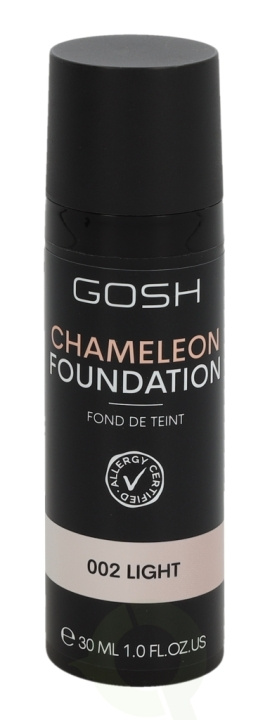 Gosh Chameleon Foundation 30 ml #002 Light i gruppen SKØNHED & HELSE / Makeup / Makeup ansigt / Foundation hos TP E-commerce Nordic AB (C41493)