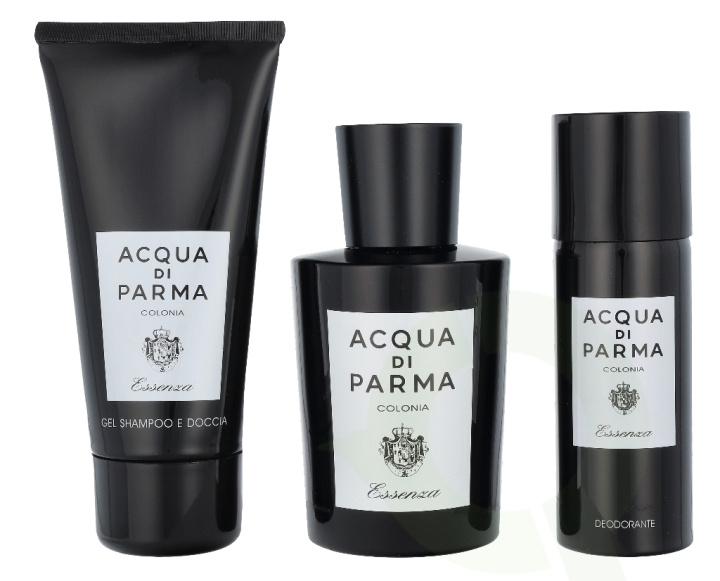 Acqua Di Parma Colonia Essenza Giftset 225 ml, Edc Spray 100ml/Shower Gel 75ml/Deo Spray 50ml i gruppen SKØNHED & HELSE / Gaveæske / Gaveæske til ham hos TP E-commerce Nordic AB (C42384)