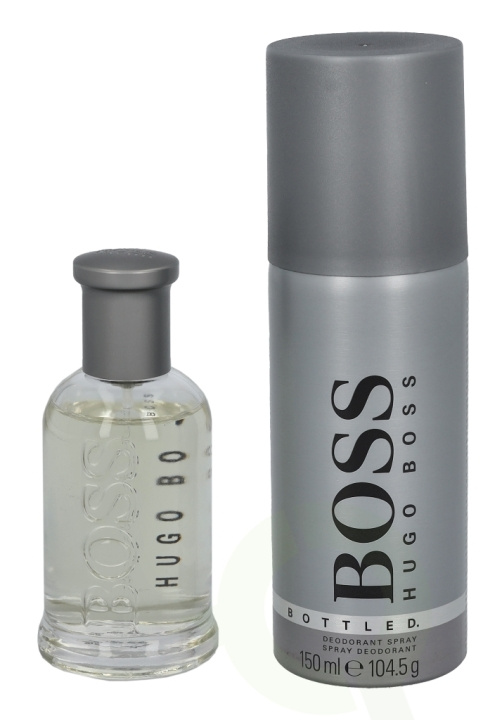 Hugo Boss Bottled Giftset 200 ml Edt spray 50ml/Deo Spray 150ml i gruppen SKØNHED & HELSE / Gaveæske / Gaveæske til ham hos TP E-commerce Nordic AB (C42469)